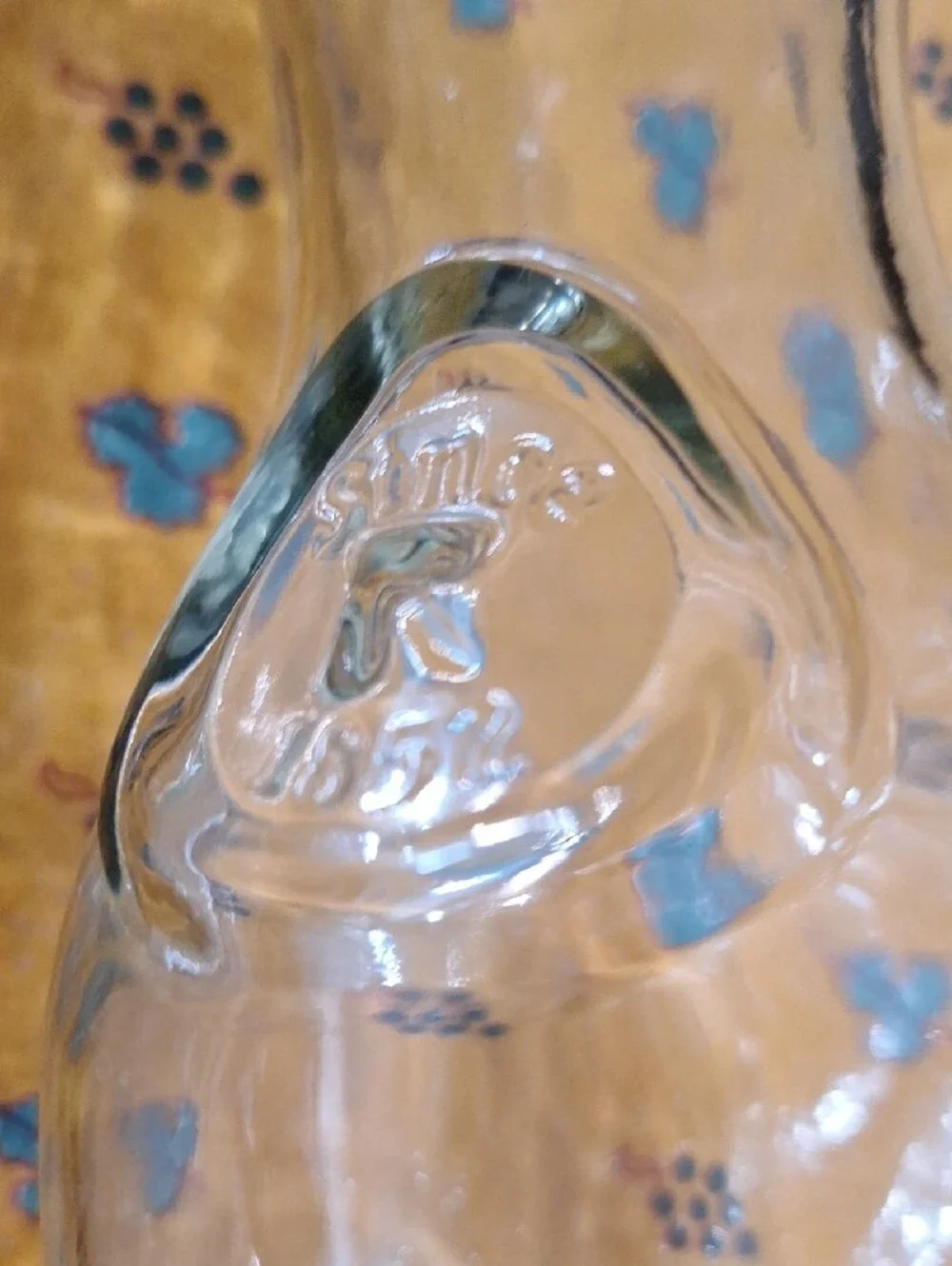Vintage Glass Carafe Bottle Vase